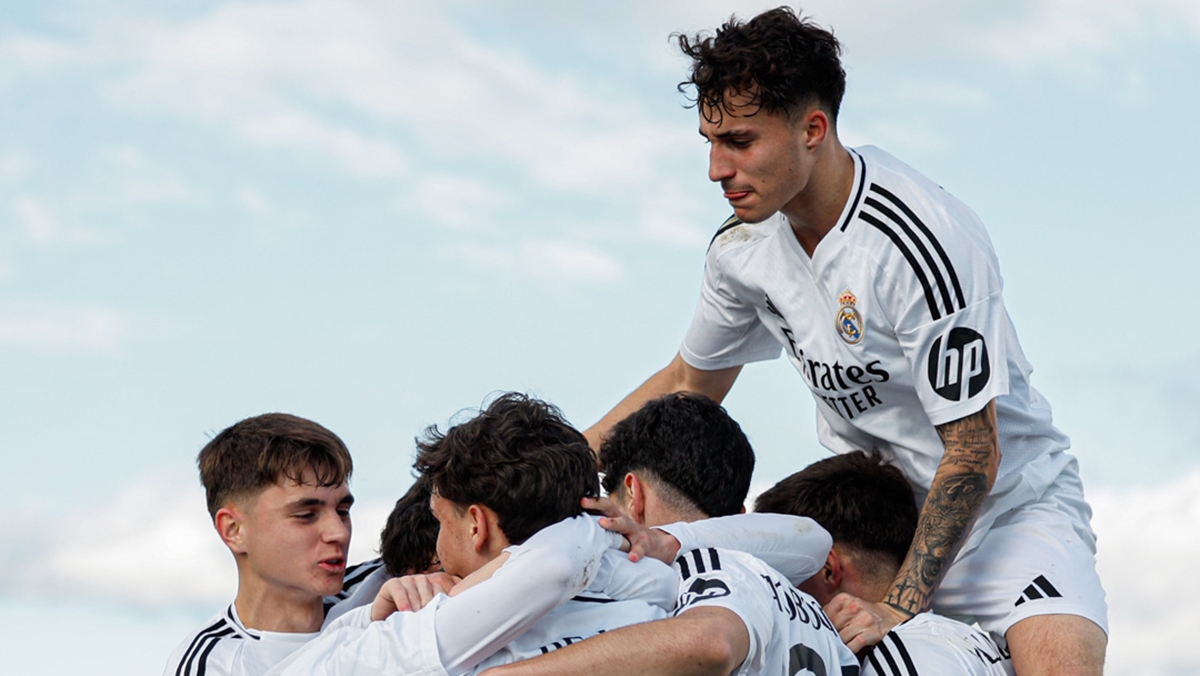 El Real Madrid Sub-19 venció al Borussia Dortmund en la Liga Juvenil de la UEFA