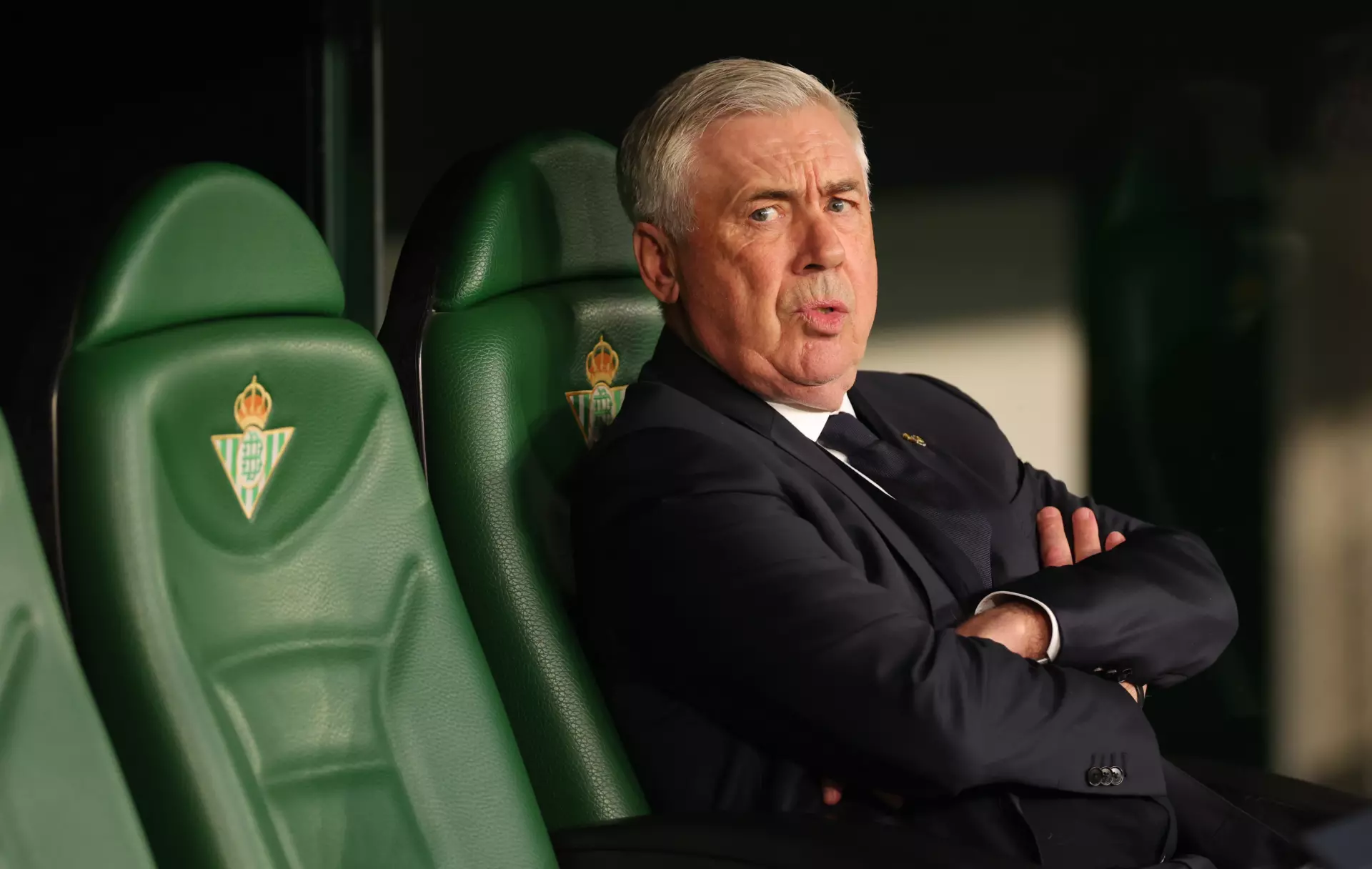 Ancelotti se mostró contrariado en sus declaraciones tras la derrota del Real Madrid por 2-1 contra el Real Betis.