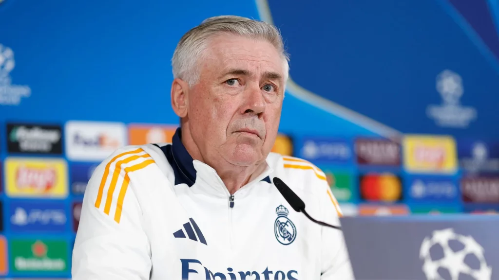 Las declaraciones de Carlo Ancelotti antes del Real Madrid - Atlético de Madrid de la Champions League 2025.