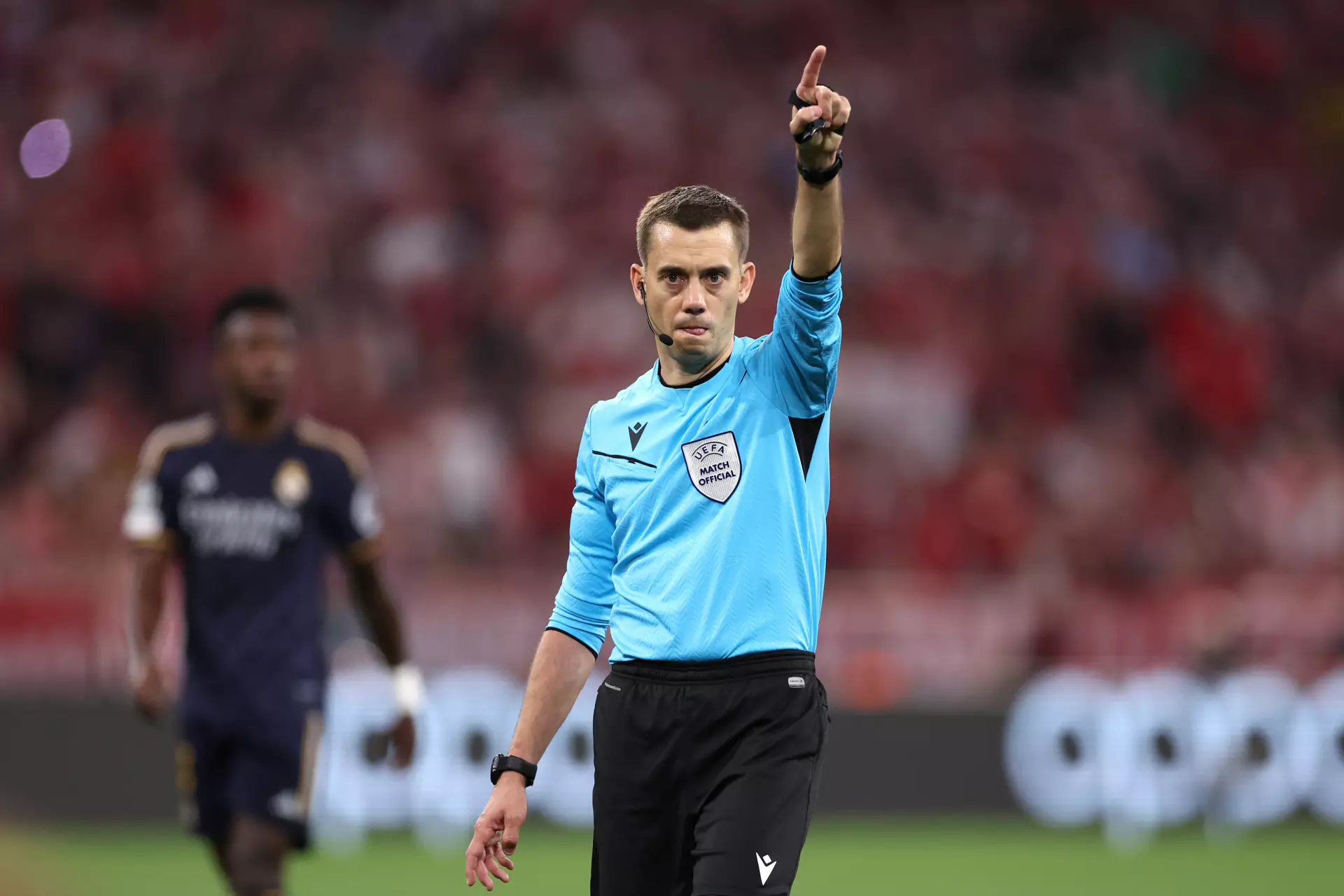 Clement Turpin, el árbitro elegido para el Real Madrid - Atlético de Madrid en Champions League.