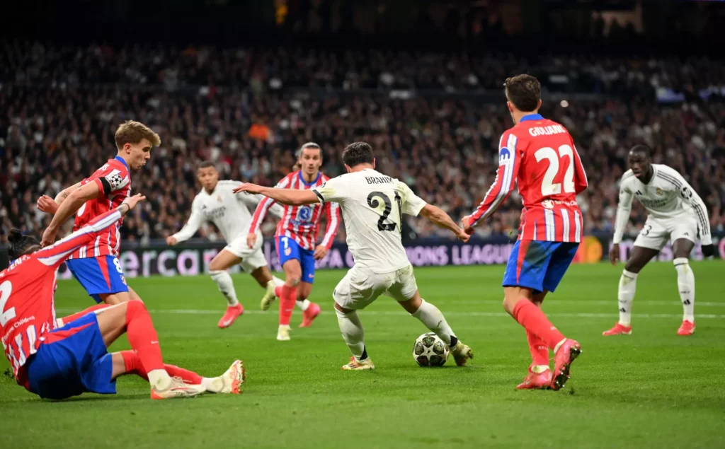 Brahim Díaz marcó el definitivo 2-1 en el triunfo del Real Madrid contra el Atlético de Madrid en Champions.