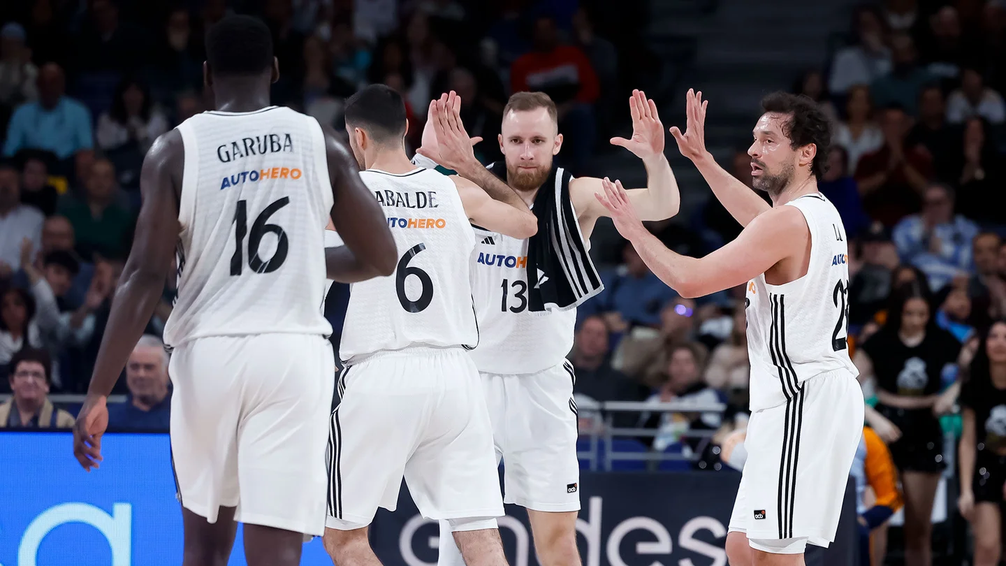 El Real Madrid Baloncesto venció a UCAM Murcia por 80-75 en la Liga Endesa.