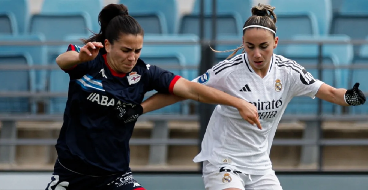 Real Madrid Femenino y Deportivo de La Coruña empataron 2-2 en la Liga F.