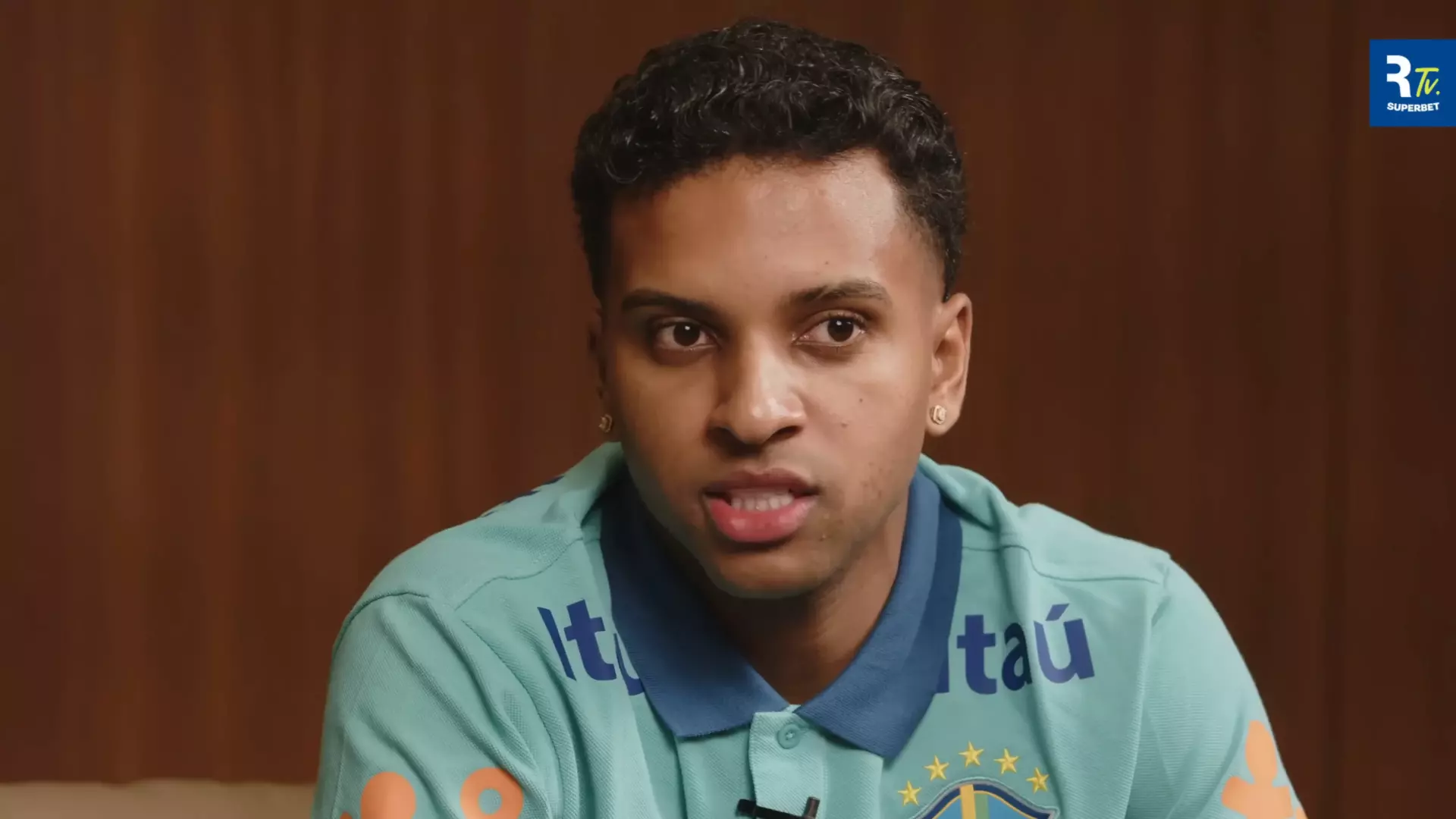 Rodrygo, durante la entrevista en la que confiesa que su sueño siempre fue jugar en el Real Madrid