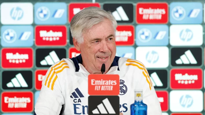 Ancelotti: «Poner al Real Madrid como víctima en una final me parece exagerado» Ancelotti: «Poner al Real Madrid como víctima en una final me parece exagerado»
