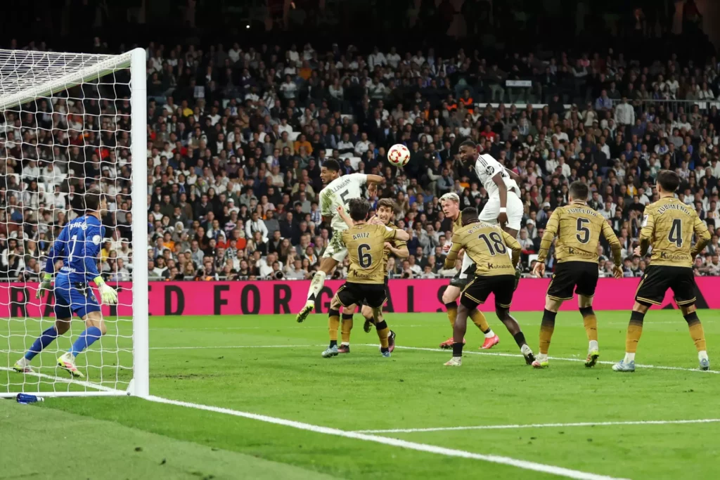 El cabezazo de Rüdiger para confirmar la remontada copera.