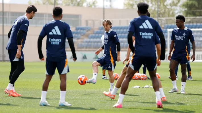 La cantera, protagonista en el último entrenamiento del Real Madrid antes de recibir al Celta de Vigo La cantera, protagonista en el último entrenamiento del Real Madrid antes de recibir al Celta de Vigo
