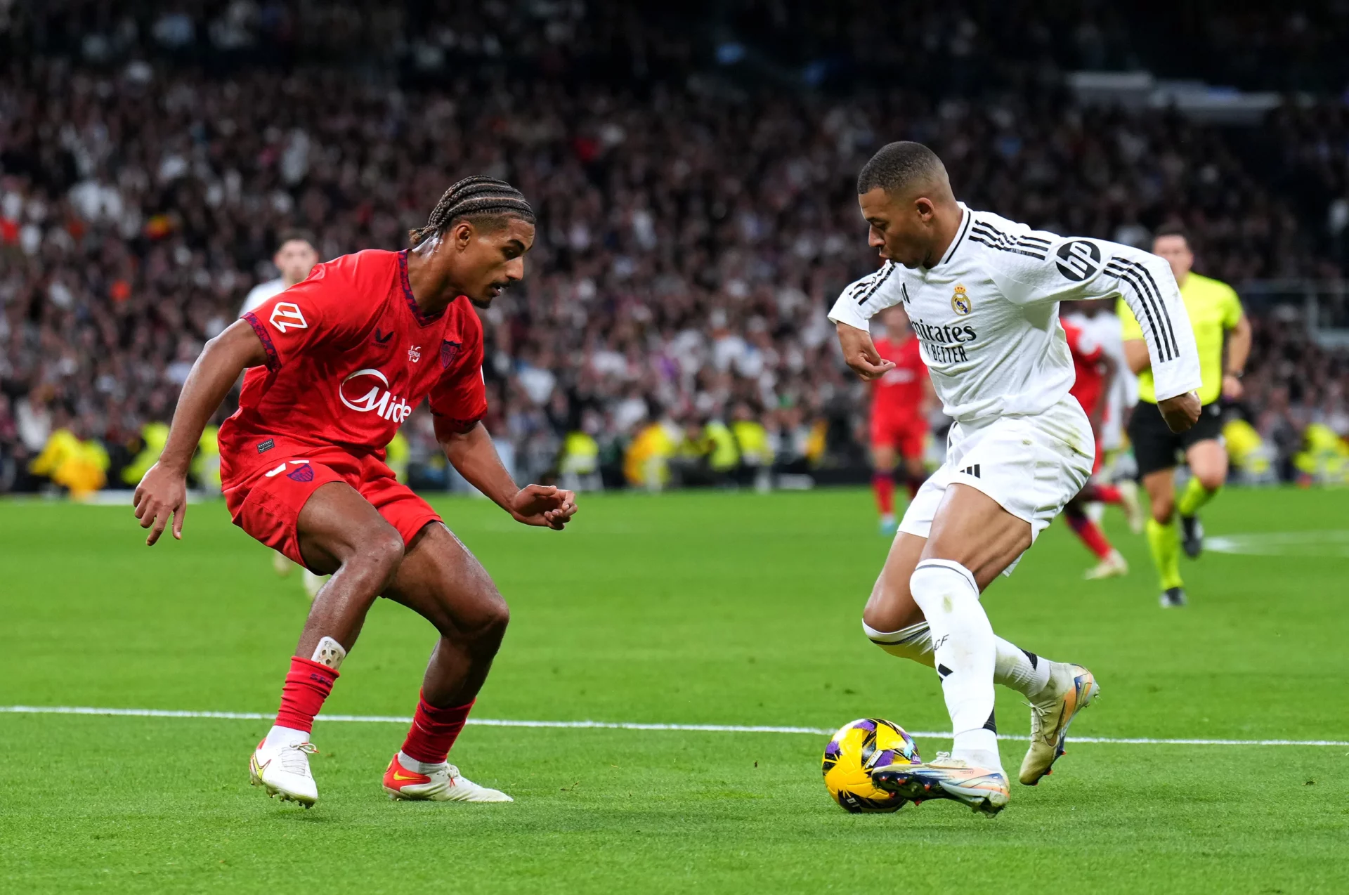 Previa Sevilla FC – Real Madrid | Solo queda salvar el orgullo Badé y Mbappé, en duelo en el partido de la primera vuelta entre Real Madrid y Sevilla FC