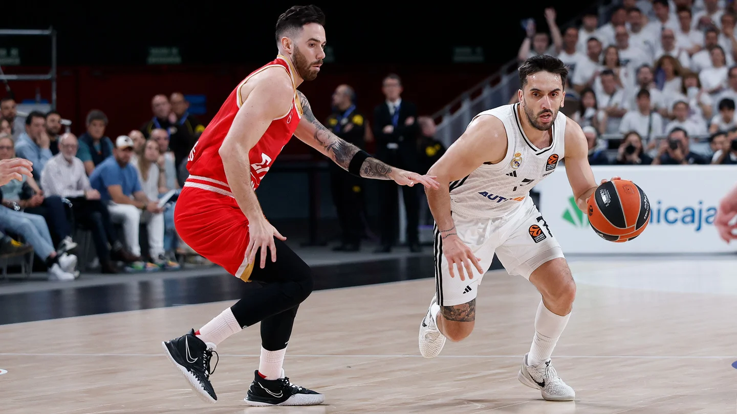 Real Madrid 84-86 Olympiacos BC | El Madrid cae en Euroliga con la cabeza alta El Real Madrid Baloncesto quedó eliminado de la Euroliga tras perder 84-86 contra Olympiacos BC.