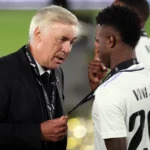 Vinicius rinde pleitesía a Ancelotti: «Tu llegada a Madrid ha cambiado mi vida como jugador y persona»