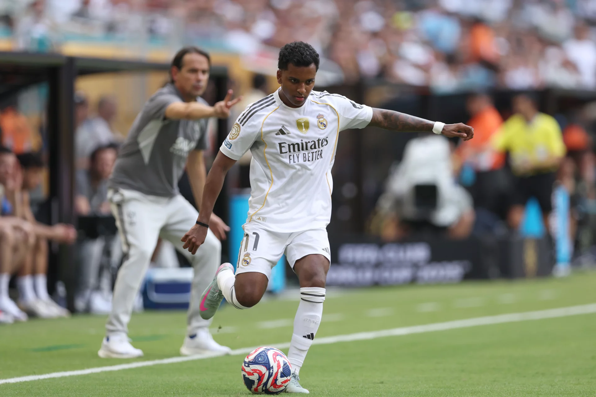 El Arsenal sigue atento a la situación de Rodrygo Goes Rodrygo, durante el Mundial de Clubes 2025 con el Real Madrid