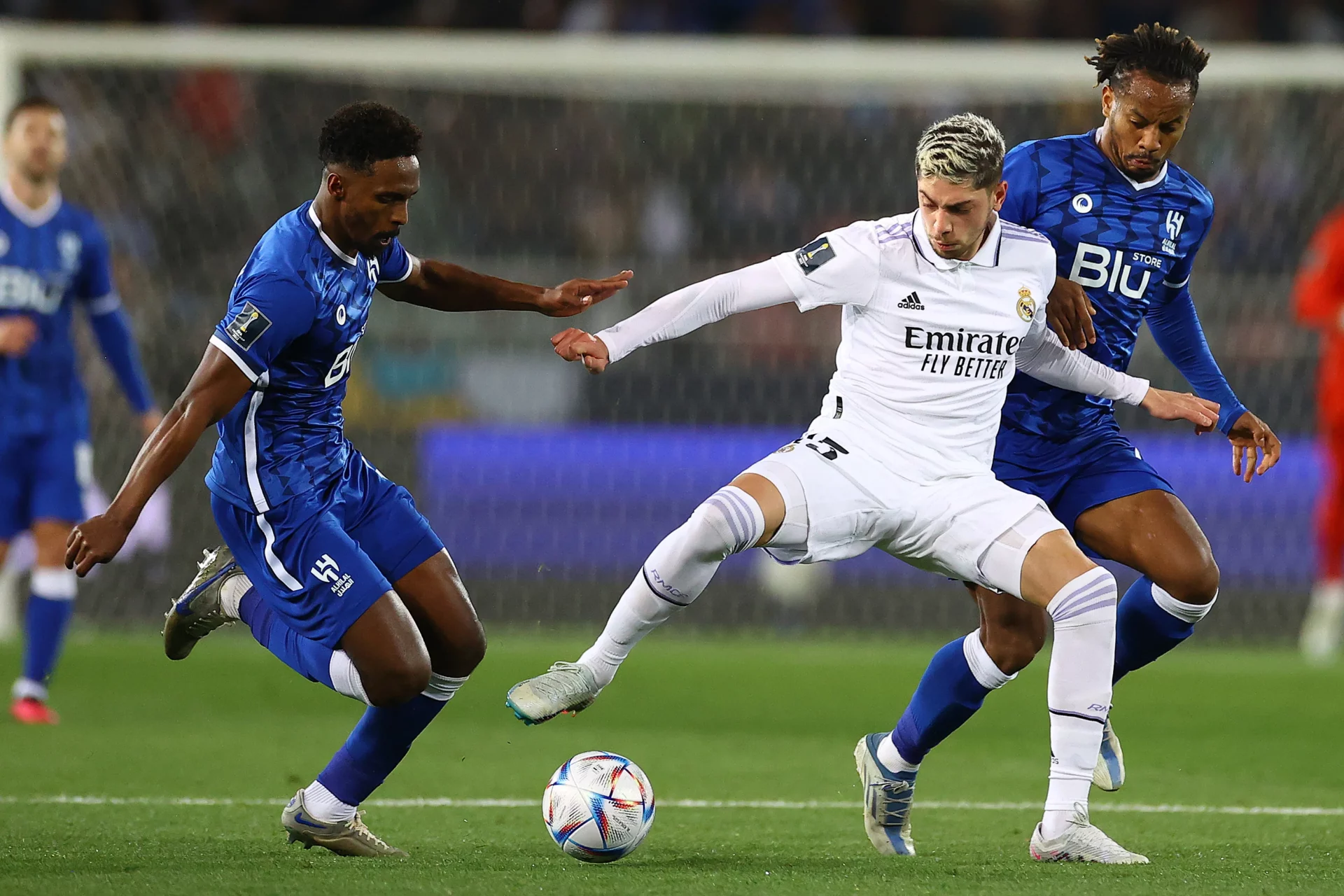 Una fase de grupos con sabor a títulos para el Real Madrid Fede Valverde, durante un partido entre Real Madrid y Al-Hilal en 2022.