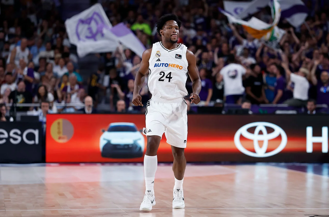 Previa Final Real Madrid – Valencia Basket | En busca de asegurar el factor cancha Feliz, durante el primer partido de la final de la Liga Endesa entre Real Madrid y Valencia Basket