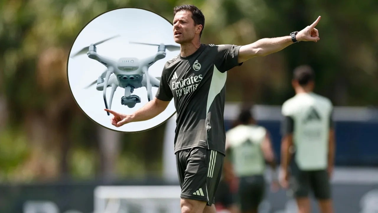 Xabi Alonso, visión 360°: drones para transformar al Real Madrid Xabi Alonso introduce drones en el entrenamiento del Real Madrid
