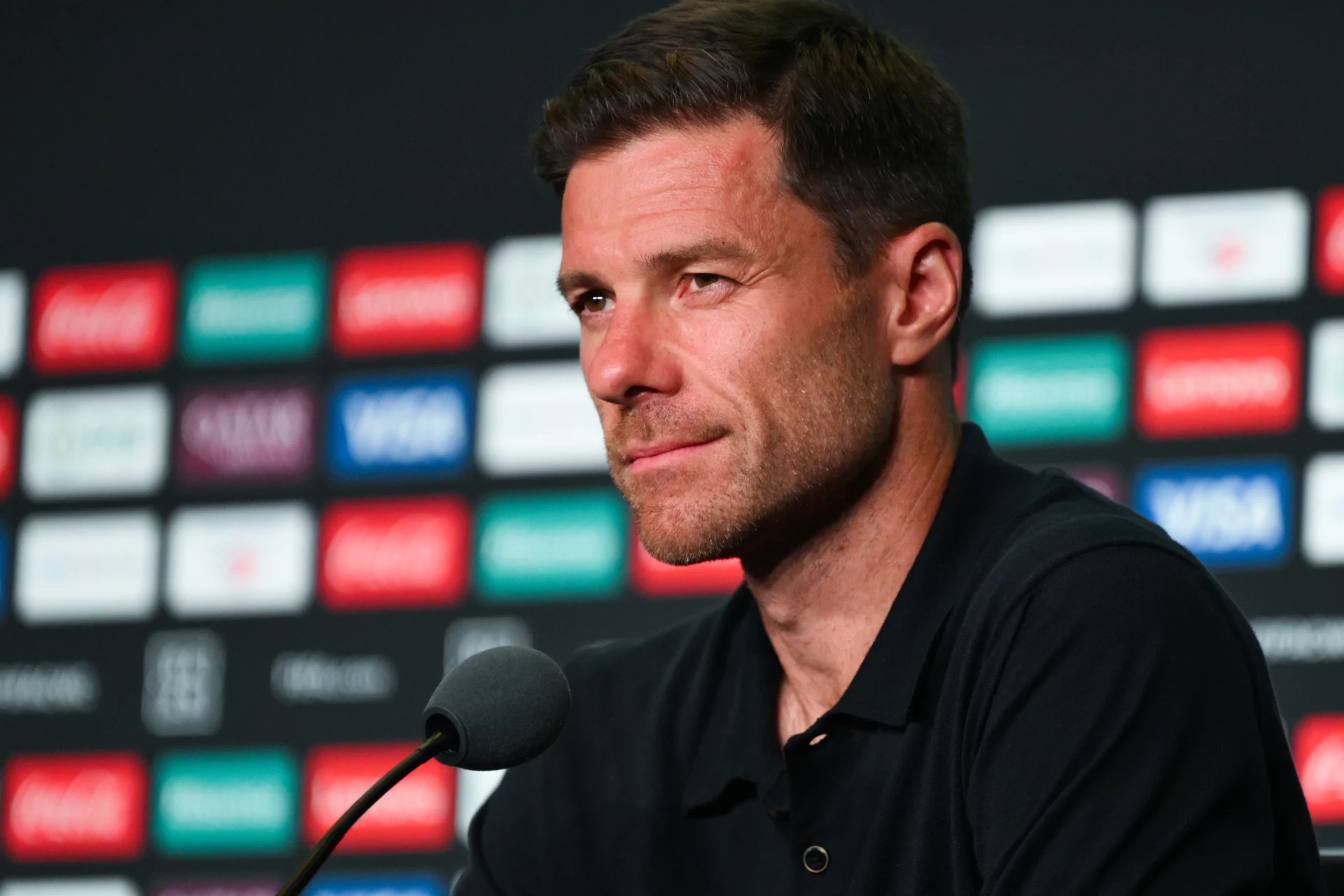 Xabi Alonso: «Gonzalo me recuerda mucho a Raúl González» Xabi Alonso, durante una rueda de prensa del Mundial de Clubes 2025