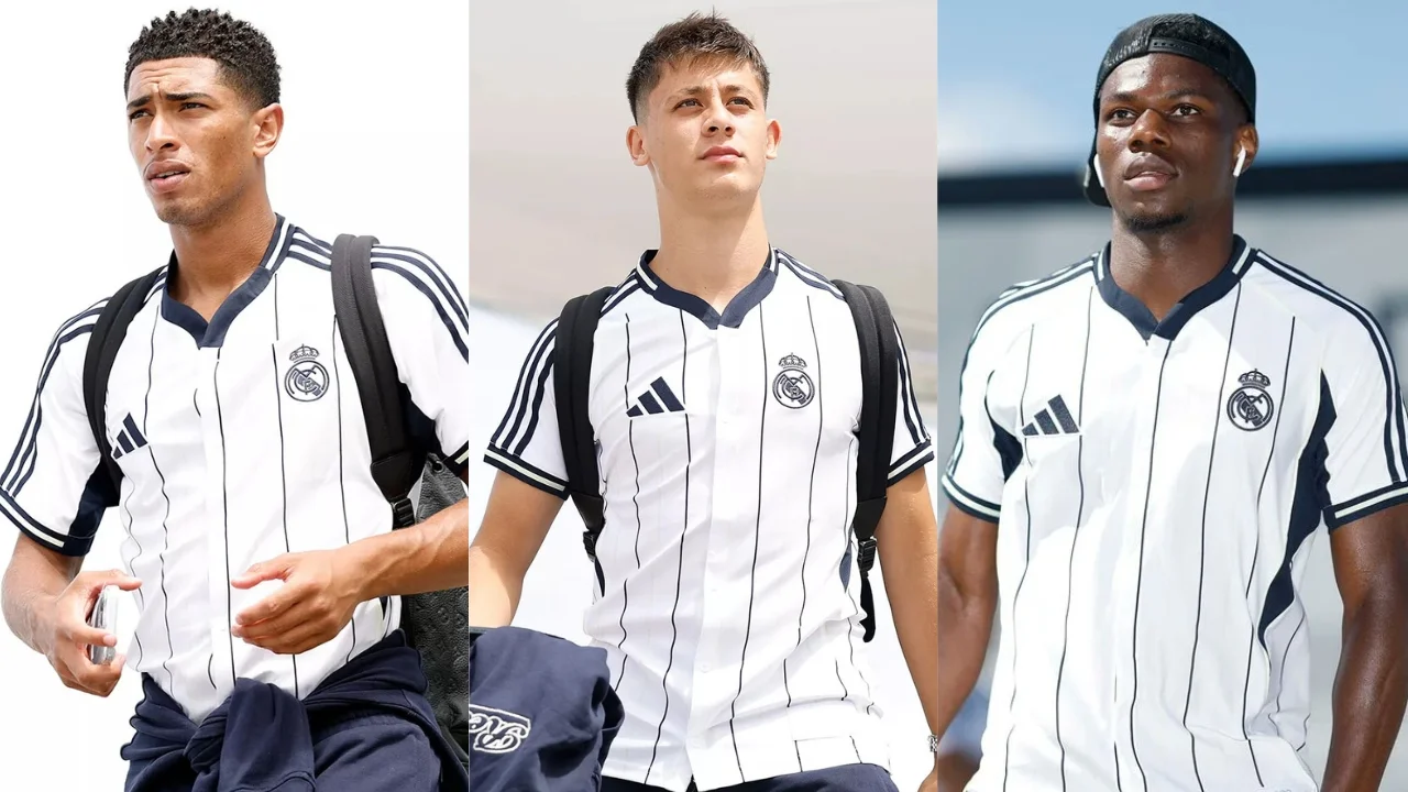 Las palabras de Bellingham, Arda Güler y Tchouaméni antes de medirse al Borussia Dortmund Bellingham, Arda Güler y Tchouaméni en la llegada a New Jersey para enfrentarse al Dortmund