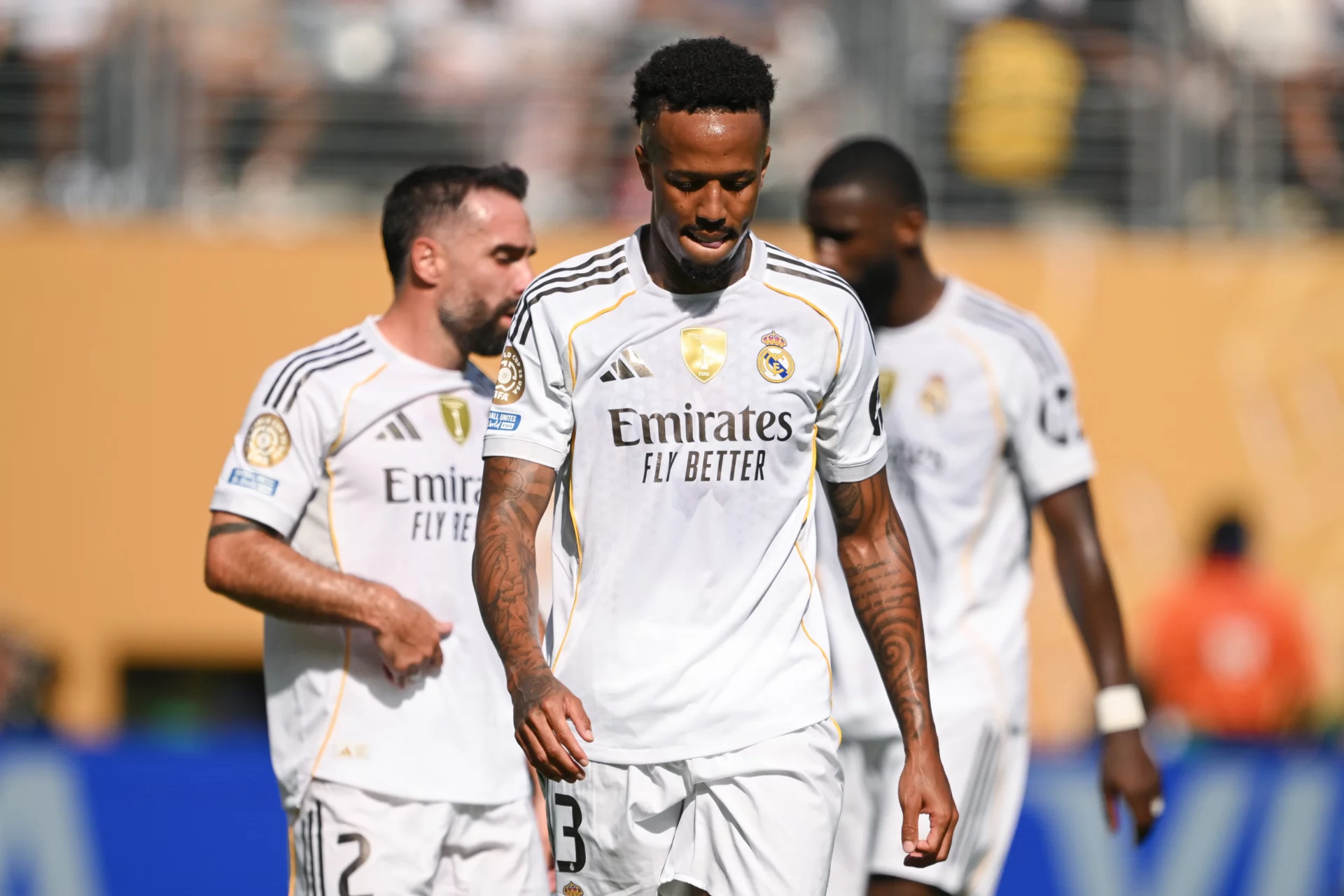 Militao, uno de los cinco centrales que tiene el Real Madrid de Xabi Alonso