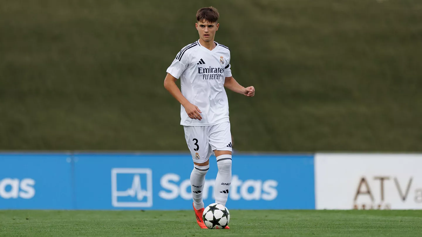 El Real Madrid zanja el futuro de Diego Aguado Diego Aguado, durante un partido con el juvenil del Real Madrid