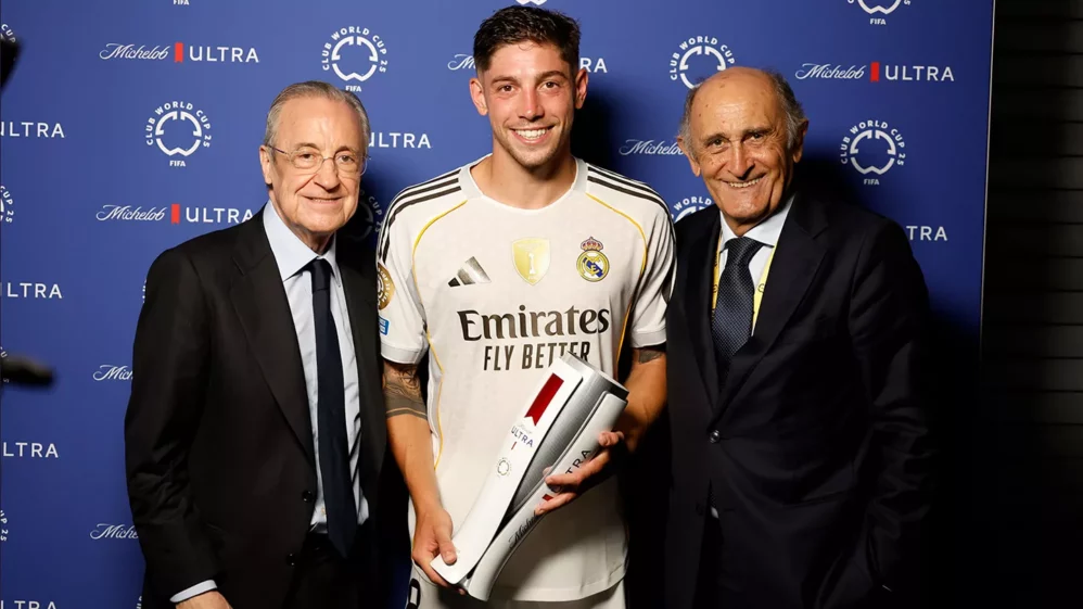 Fede Valverde, MVP frente a la Juventus: «Es un orgullo ser el capitán del Real Madrid»