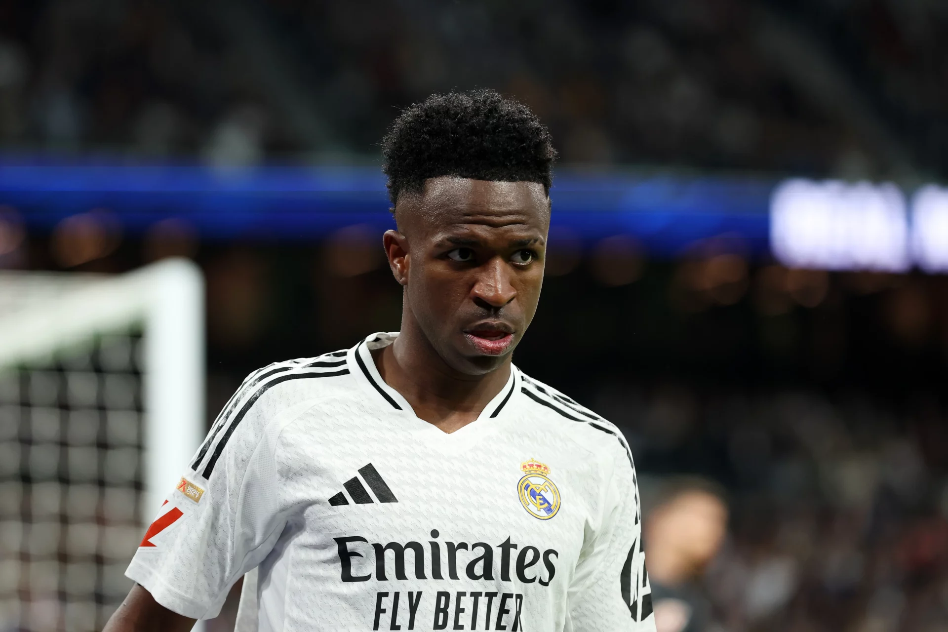 Pulso Real Madrid – Vinicius Vinicius, durante un partido del Real Madrid.