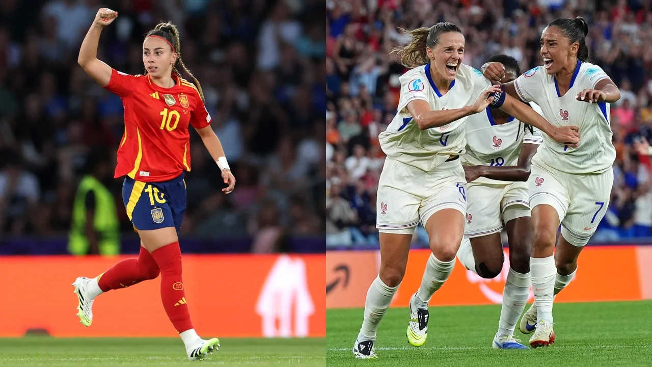 Ocho jugadoras del Real Madrid, en cuartos de la Eurocopa Femenina 2025 Athenea y Toletti, del Real Madrid, celebran sus goles en la Eurocopa Femenina 2025