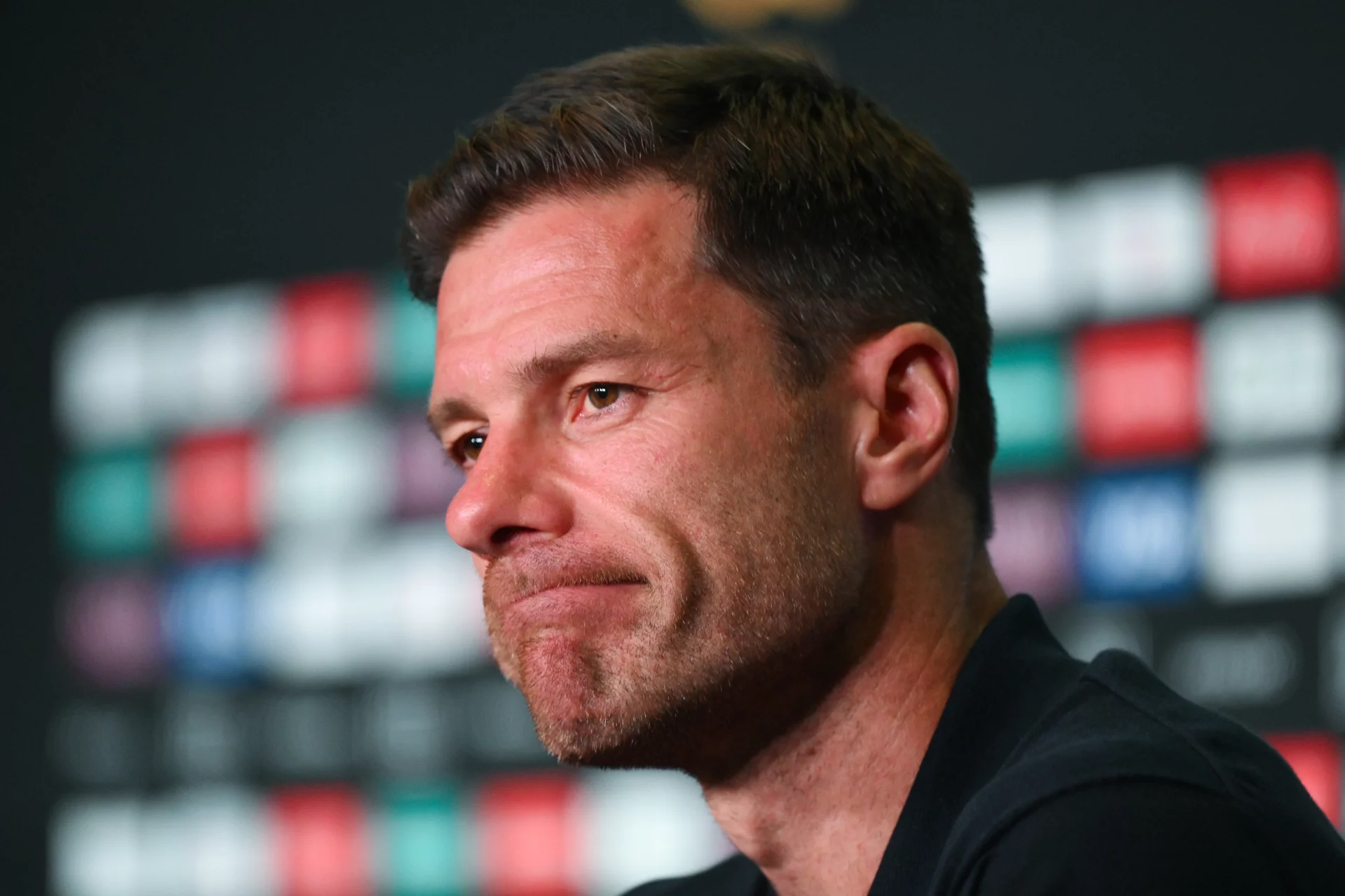 Xabi Alonso: «Hay posibilidades muy altas de que Mbappé juegue» Xabi Alonso, durante la rueda de prensa previa al Real Madrid - Juventus de Turin