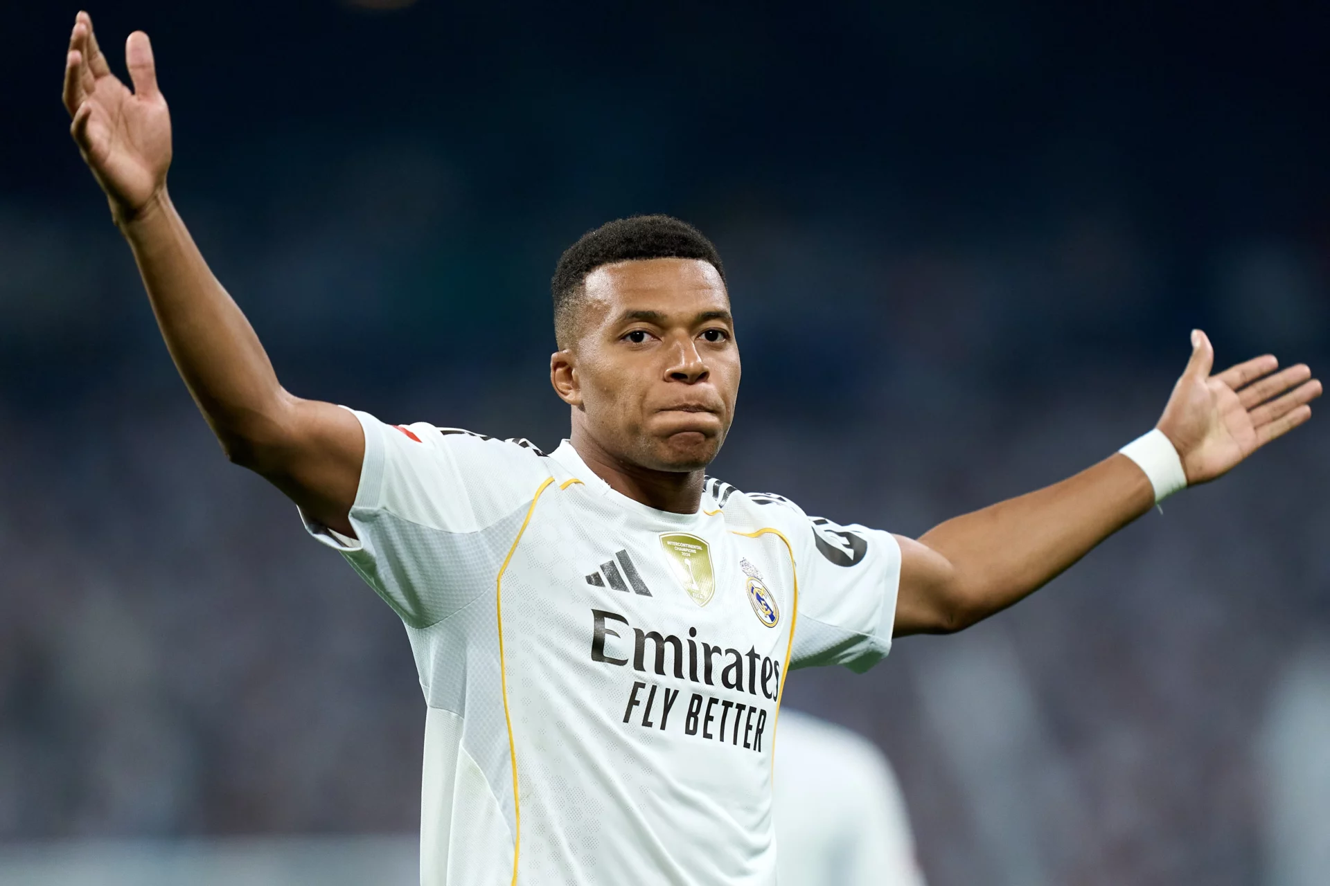 El dato que confirma el reinado de Kylian Mbappé en LaLiga Mbappé celebra uno de sus goles más recientes en LaLiga