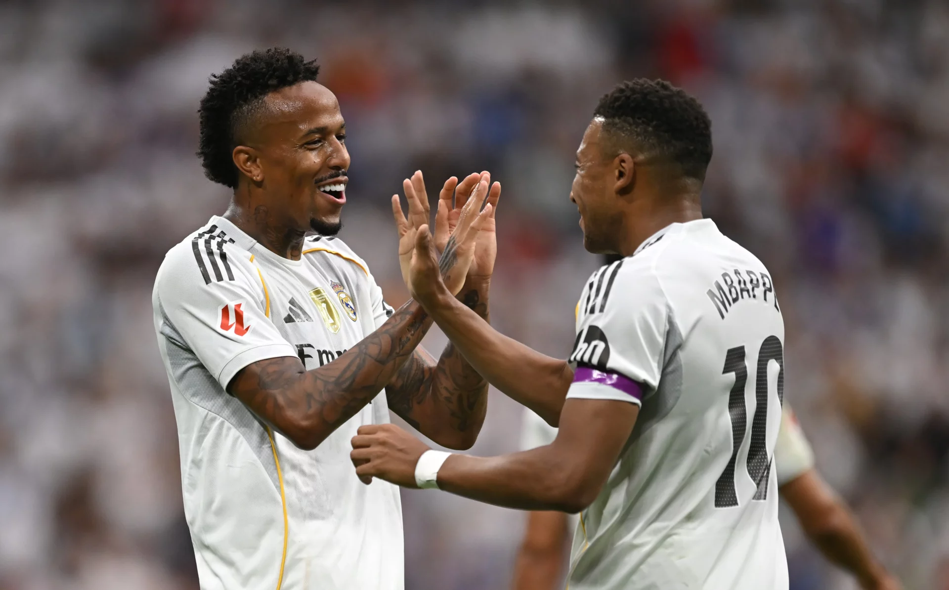 Militao y Mbappé, los goleadores del triunfo del Real Madrid ante el Espanyol