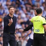 Xabi Alonso: «No me ha convencido el árbitro, para mi era amarilla a Huijsen»