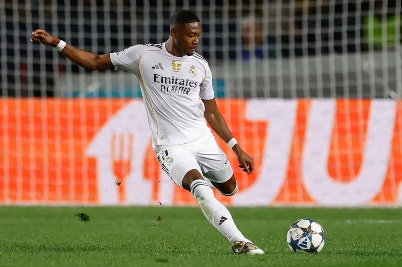 David Alaba regresó a un once titular del Real Madrid por primera vez desde abril