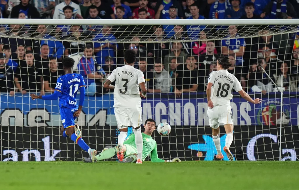 La decisiva parada de Courtois que dio el susto ante el Getafe