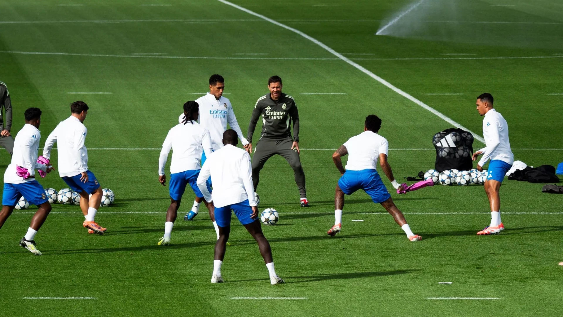 Trent Alexander-Arnold, una de las novedades del Real Madrid en el entrenamiento previo a jugar contra la Juventus.