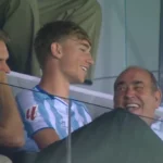 Huijsen, espectador de lujo en La Rosaleda