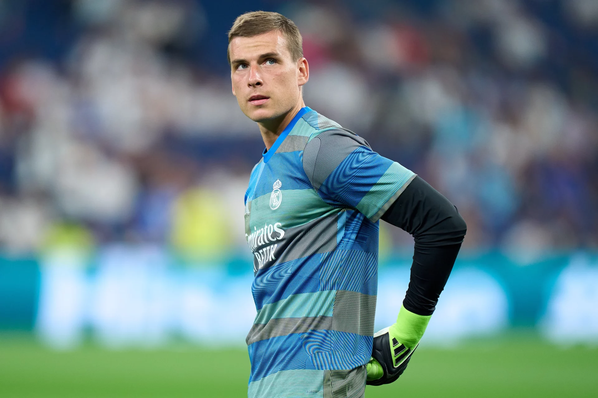 Lunin sigue a la espera de tener minutos con el Real Madrid esta temporada