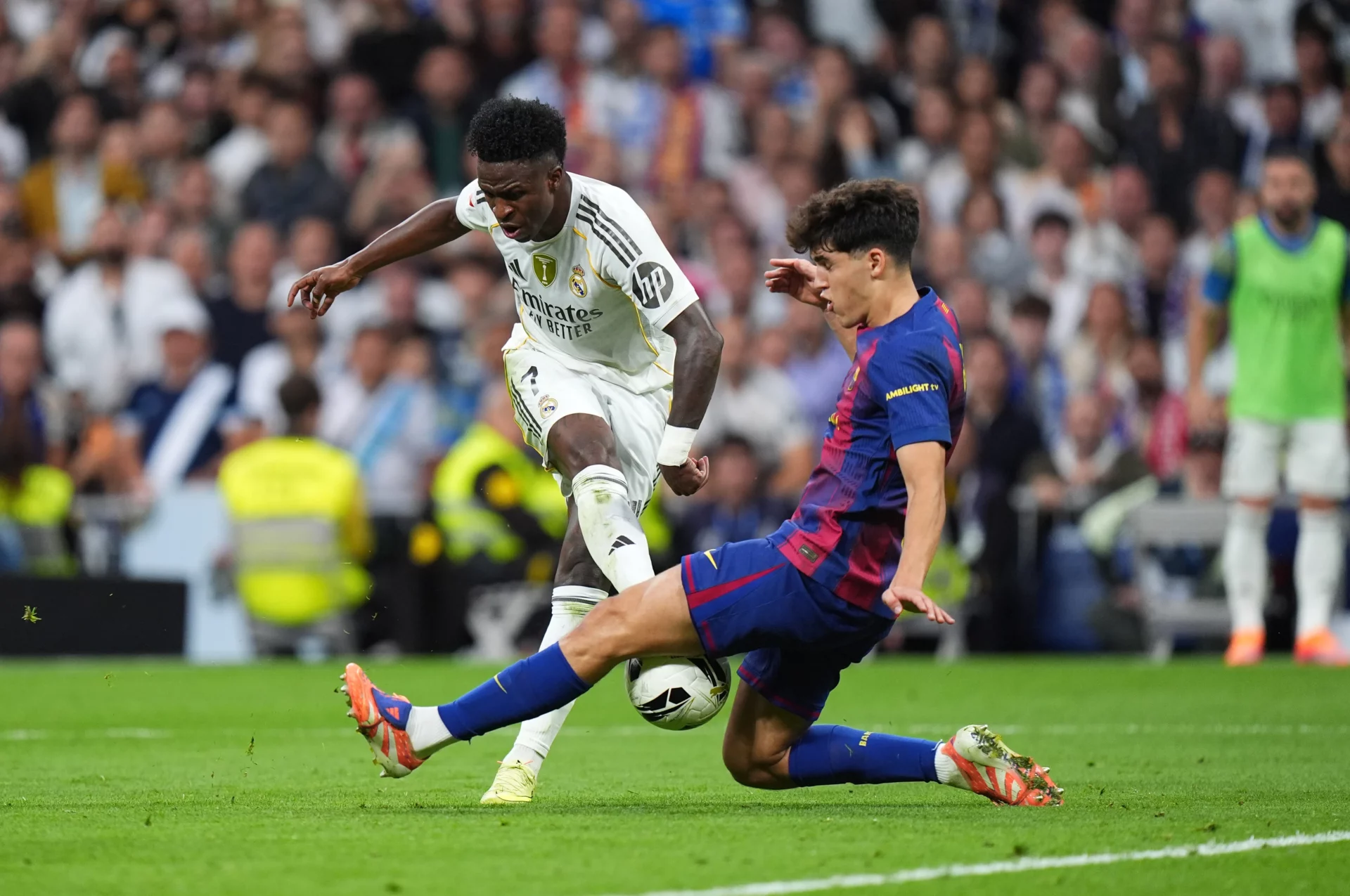 Vinicius, protagonista de las puntuaciones de la victoria del Real Madrid en El Clásico.
