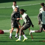 El Real Madrid se entrena con intensidad antes de su visita a Getafe