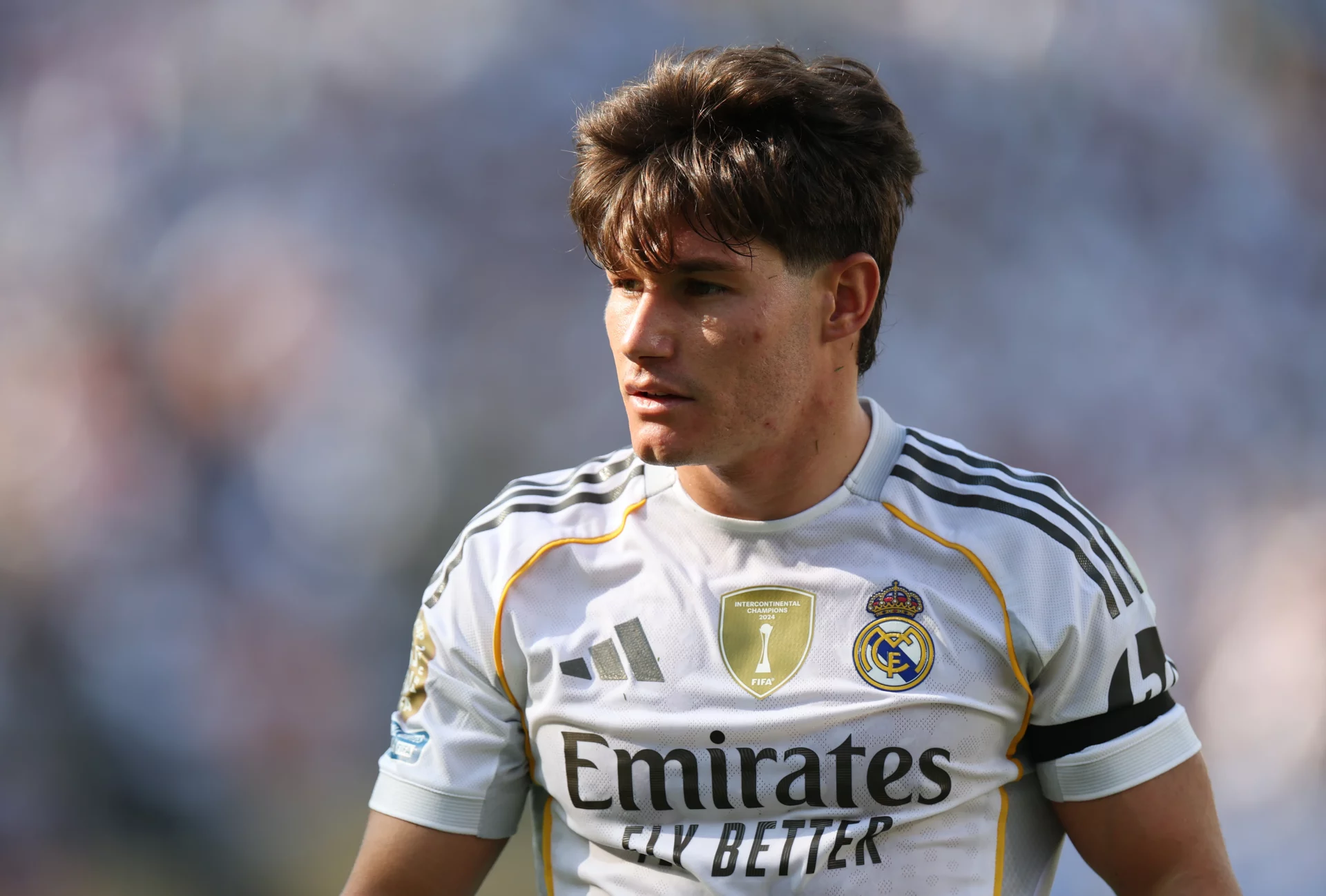 Fran García desaparece del radar Fran García, durante un partido del Real Madrid en el Mundial de Clubes antes de quedarse sin minutos.