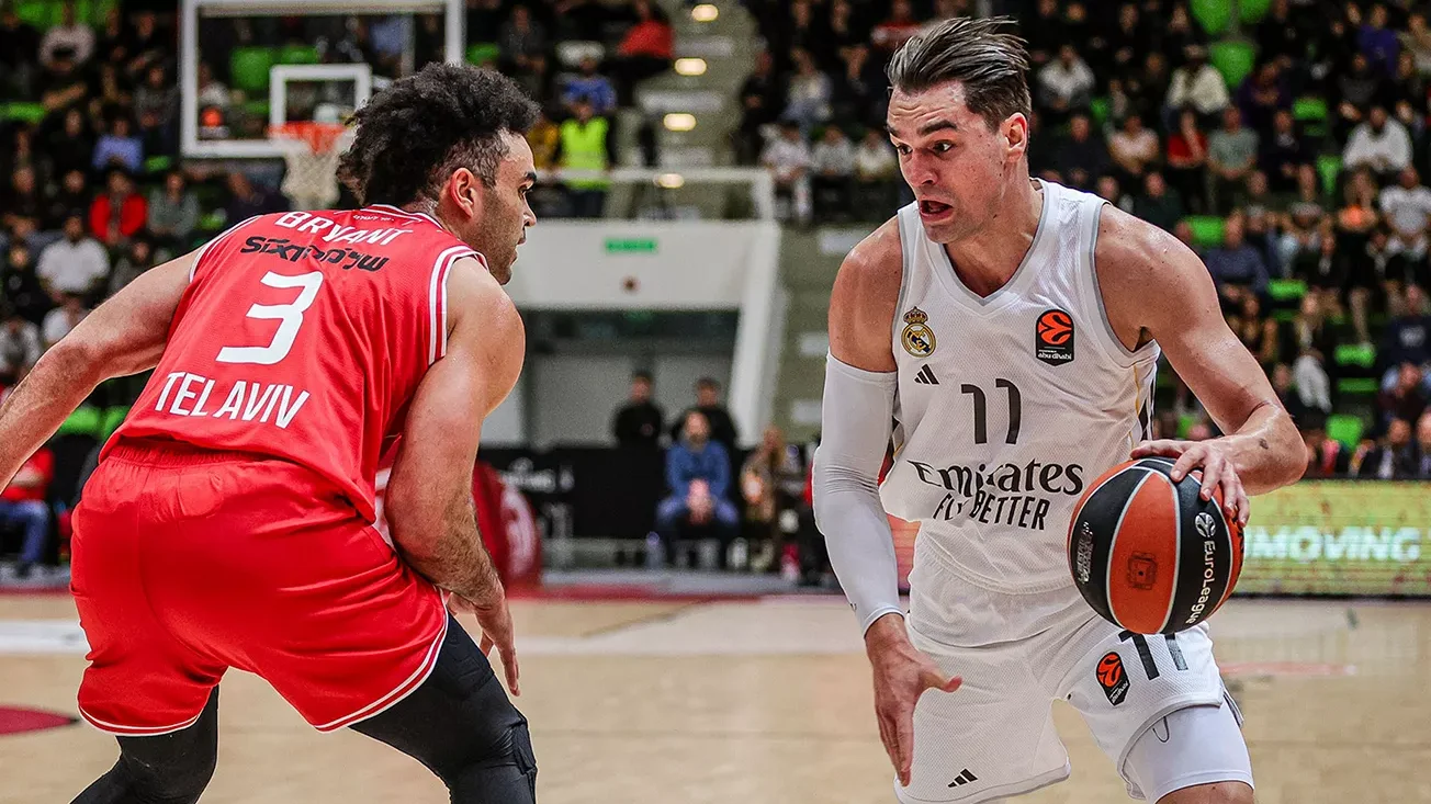 Mario Hezonja, protagonista de la victoria del Real Madrid ante Hapoel Tel Aviv.