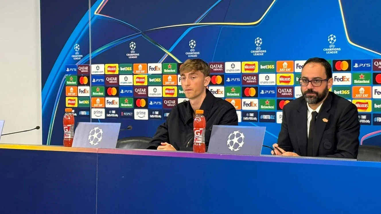 Huijsen quita hierro en rueda de prensa a la polémica del cabreo de Vinicius en El Clásico.