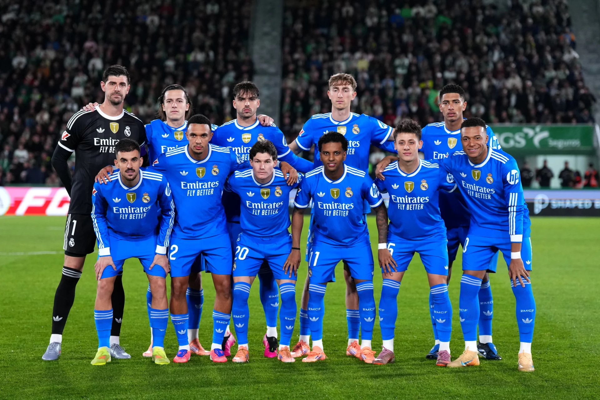 Las puntuaciones de los jugadores del Real Madrid en el empate contra el Elche.