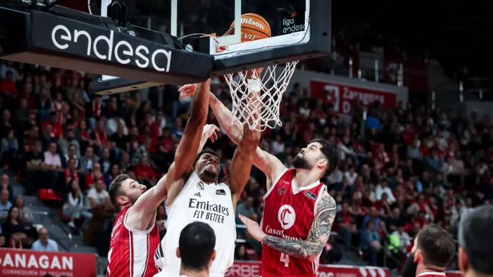 Casademont Zaragoza 83-95 Real Madrid: Tavares tapona la maldición fuera de casa Casademont Zaragoza 83-95 Real Madrid: Tavares tapona la maldición fuera de casa