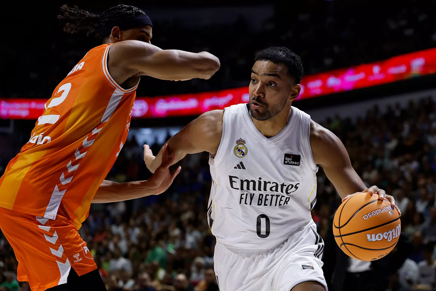 Trey Lyles, durante el partido de Supercopa entre Valencia Basket y Real Madrid