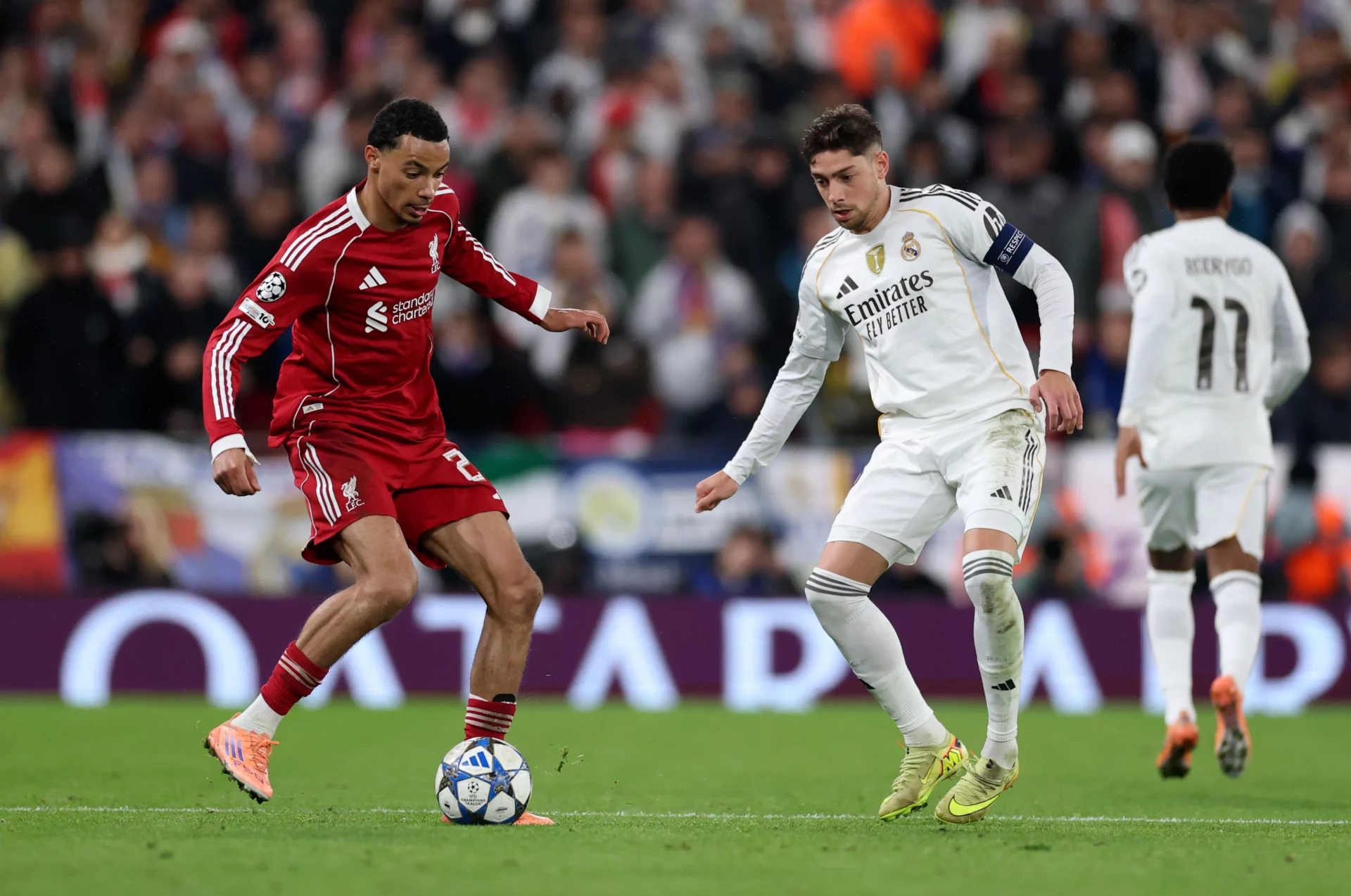 Fede Valverde compareció ante la prensa tras la derrota del Real Madrid en Liverpool