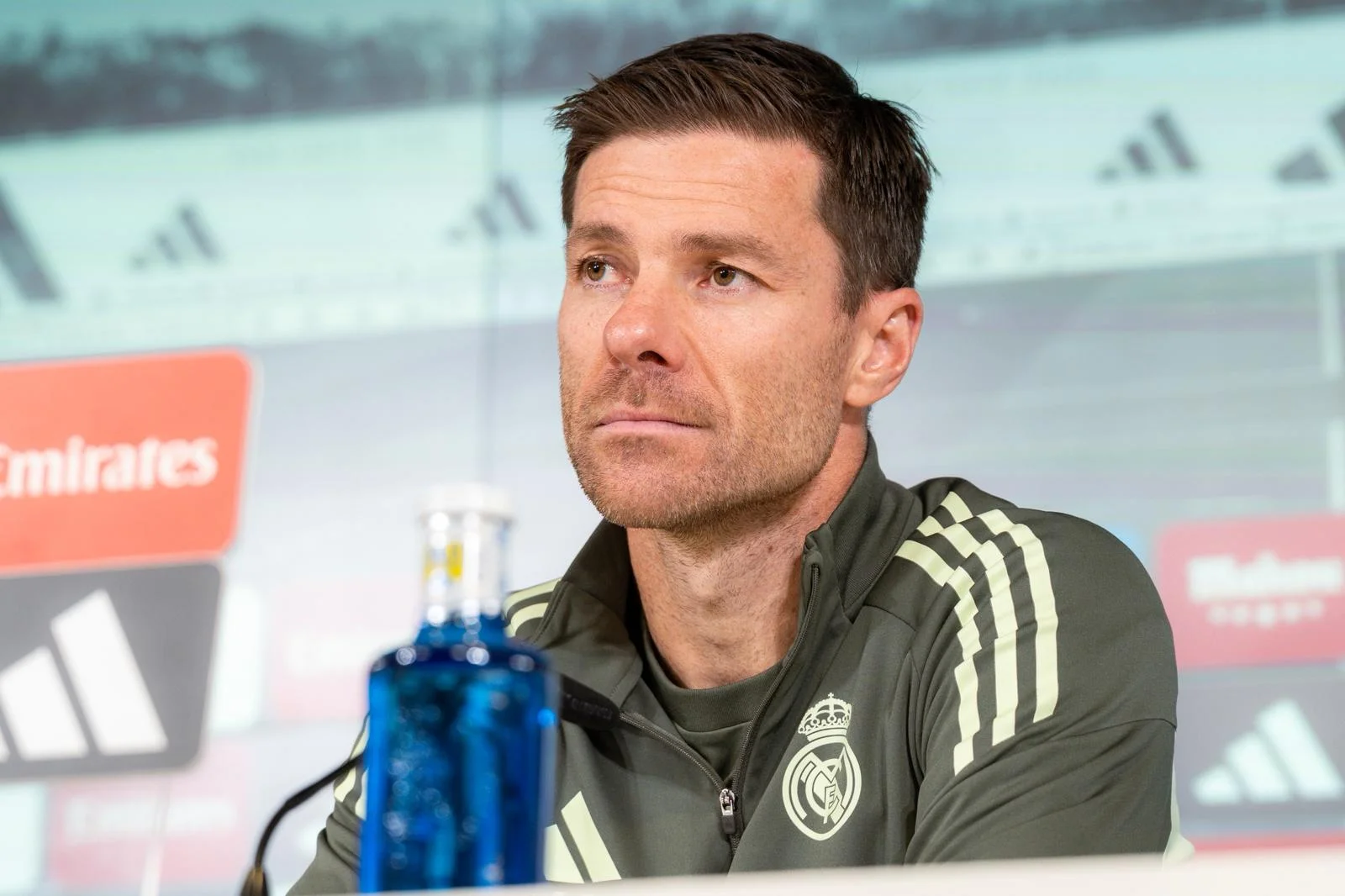 Xabi Alonso comparece en rueda de prensa en la previa de la visita del Real Madrid a Vallecas