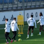 Camavinga y Huijsen, protagonistas del último entrenamiento antes de recibir al Celta