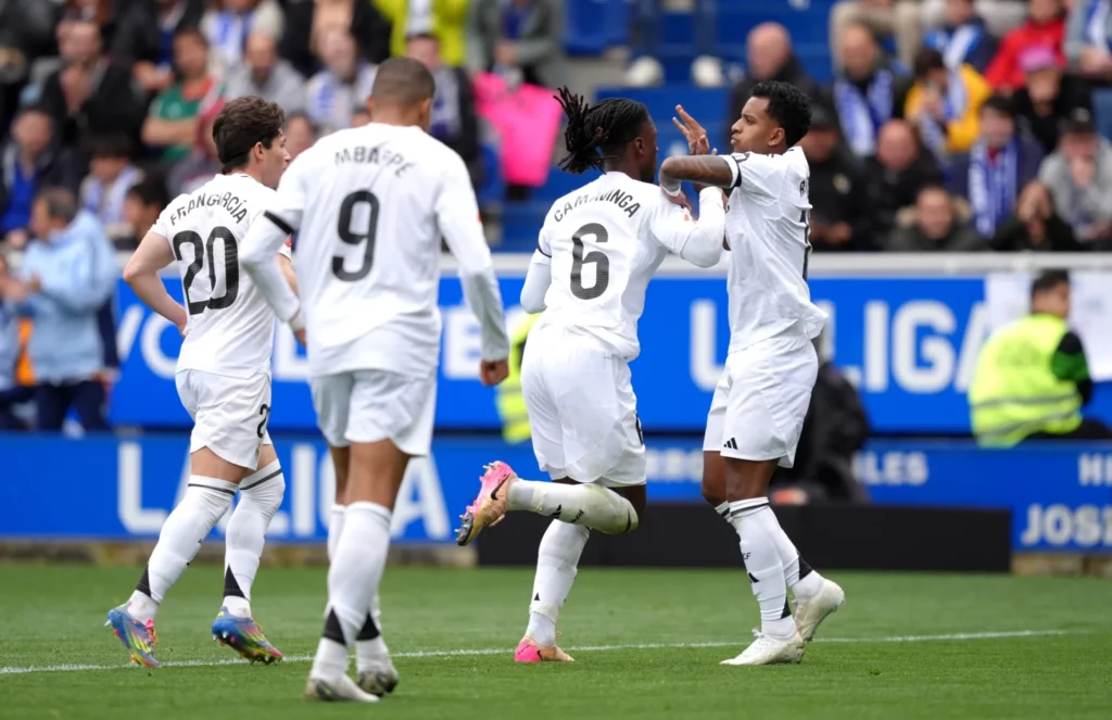 Camavinga marcó el gol de la victoria del Real Madrid en la última visita al Deportivo Alavés.
