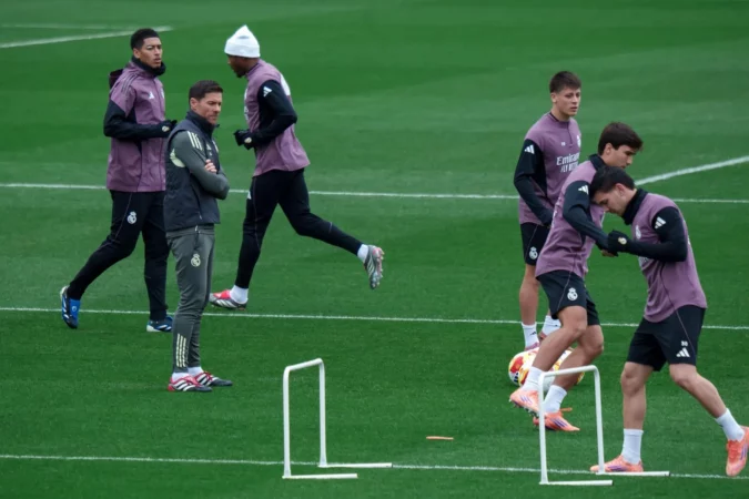 Mbappé, Valverde y Ceballos, ausentes en el último entrenamiento antes de medirse al Talavera
