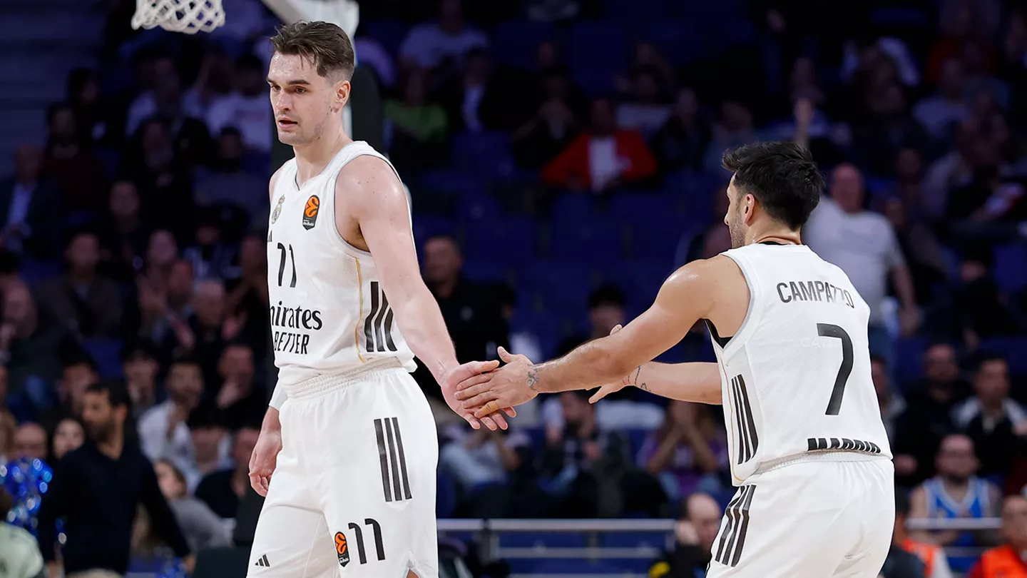 Mario Hezonja y Facundo Campazzo lideran al Real Madrid en la victoria ante Baskonia en la Euroliga.