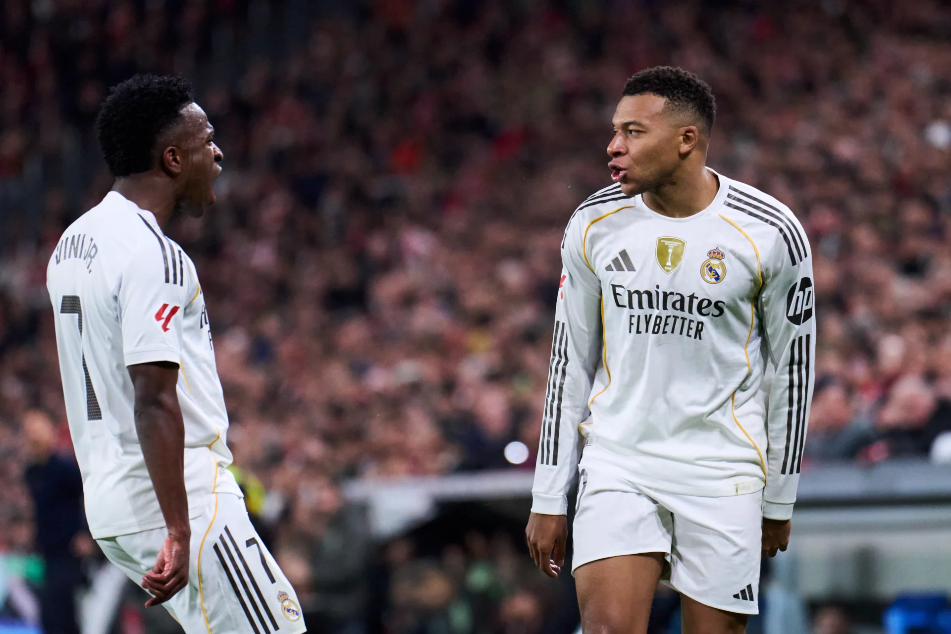 Mbappé y Vinicius, líderes del ranking de goleadores del Real Madrid en 2025