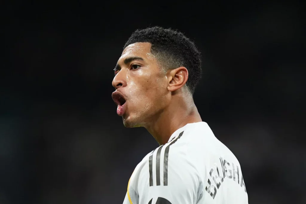 Jude Bellingham, uno de los suspensos en las puntuaciones del Real Madrid - Celta de Vigo.